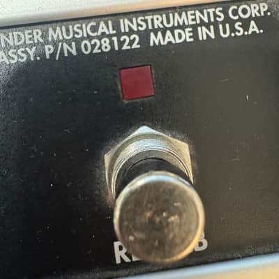 Vintage Fender 2-Button Footswitch – Channel Select / Reverb (P/N 0028122000) 1980's image 3