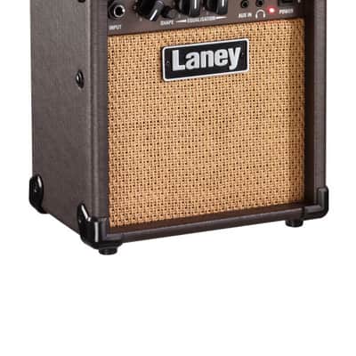 Laney LA10 10-Watt Acoustic Guitar Combo Amp With 5" Speaker 2-Band EQ Aux Input & Headphone Out image 5