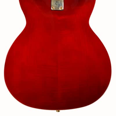 Hagstrom 67 Viking II Elvis Comeback Semi Hollow Electric Guitar w/ Gig Bag – Used - Red Gloss Finish image 6