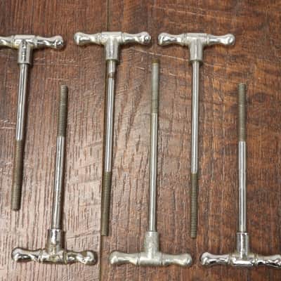 Pearl 5" Bass Drum T Rods 6pk Vintage 1970's MIJ image 1