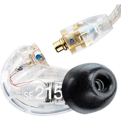 Shure SE215-CL Sound-Isolating In-Ear Stereo Earphones Clear image 3
