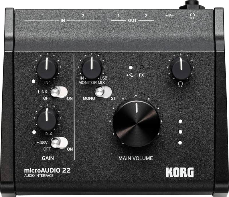 Korg MicroAUDIO 22 2x2 USB-C Audio Interface image 1