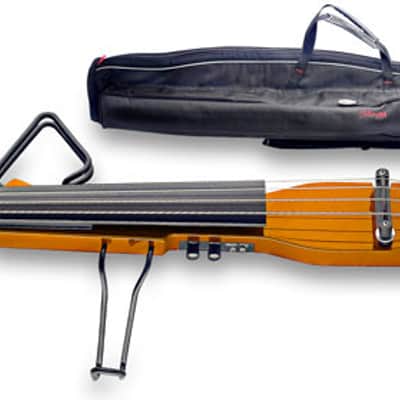 STAGG Electric Double Bass With Gigbag Plus 1/4" Output Jack  EUB Electric Upright Bass image 2