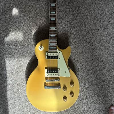 Epiphone Les Paul Classic Worn in Satin Goldtop image 1