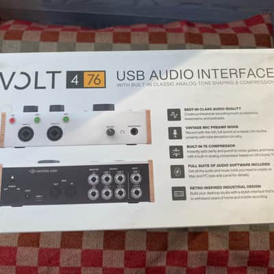 Universal Audio Volt 476 USB-C Audio Interface 2021 - Present - Tan / Gray image 2