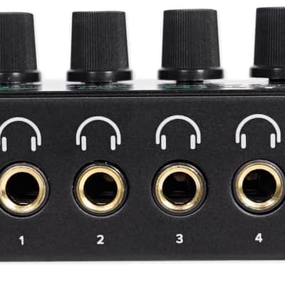 Mackie HM-4 4-Way Distribution Headphone Amplifier Amp w/4 Headphone Outputs image 2