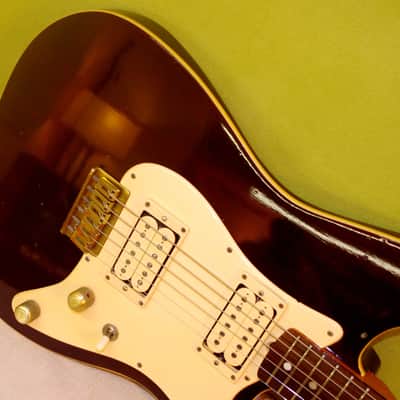 St. Blues  Strings & Things Guitar Blues King IV 1982 Wine. EXTREMELY RARE.  Mahogany Body. Memphis image 6