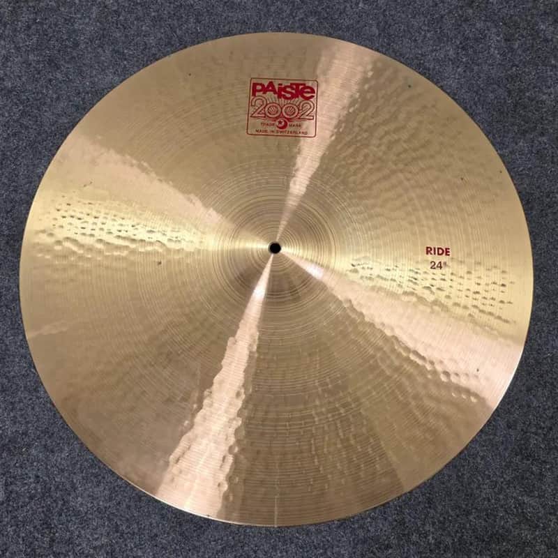 Used Paiste 2002 Ride Cymbal 24" - Good image 1