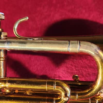 Antique 1930s King American Standard Cornet Brass w/ Carrying Case - RECENTLY SERVICED!! image 4