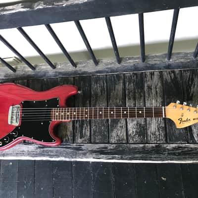 Fender Musicmaster 1978-1980 - Translucent Red image 1