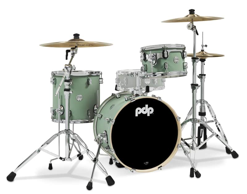 PDP Concept Maple Series 3-Piece Bop Shell Pack, Satin Seafoam image 1
