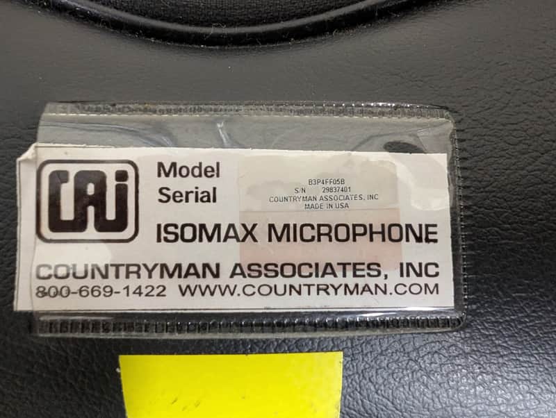 Countryman B3 Omni Lavalier Mic with XLR out - 1 image 1