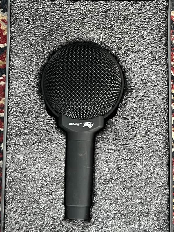 PEAVEY DM-2 DYNAMIC SUPER CARDIOID VOCAL/INSTRUMENT MICROPHONE-Original Box-Open-Unused. ** Plus! ** FREE: (1) New Lo-Z 25' Blizzard "Cool" Cable image 1