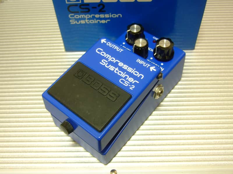 1983 Boss CS-2 Compression Sustainer w/ Original Box / MIJ Made in Japan (Black Label) image 1
