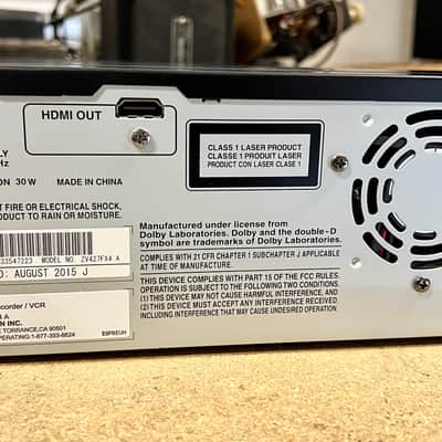 FUNAI ZV427FX4 A Combo DVD Recorder Player VCR HDMI w/ Remote; Tested image 7