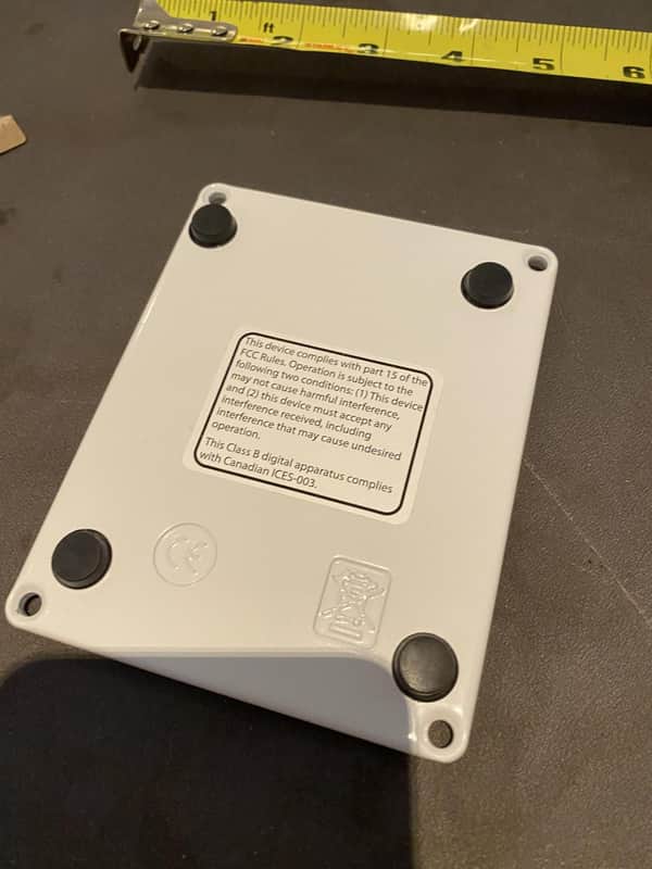Electro Harmonix White Pedal Backplate image 1