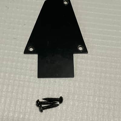 2000's Korean Ibanez S & RG Series Electric Guitar Black Truss Rod Cover 1 Ply image 1