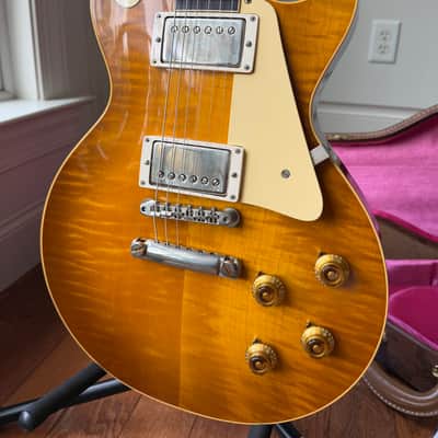2026 Gibson Custom Shop Les Paul Standard ‘59 Reissue R9 VOS 7.9 lbs - Dirty Lemon Burst image 2