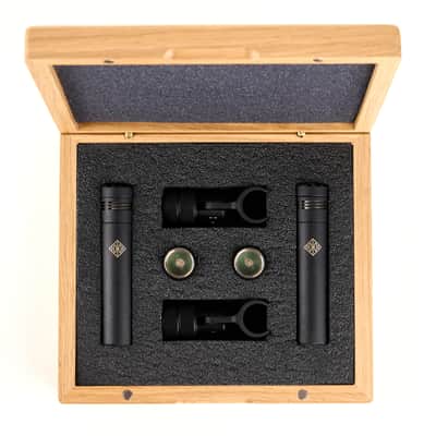 Soyuz Microphones 011 FET Small Diaphragm Cardioid Condenser Microphone Stereo Pair - Present - Black image 1
