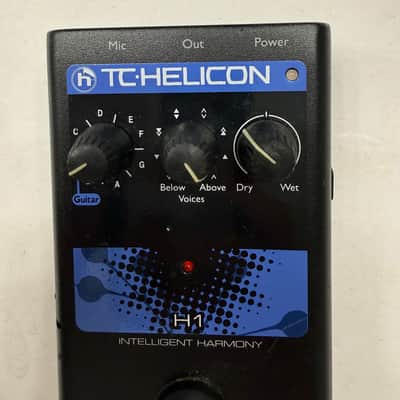 TC Helicon Voicetone H1 Intelligent Harmony Vocal Effect Pedal + Power Supply image 2