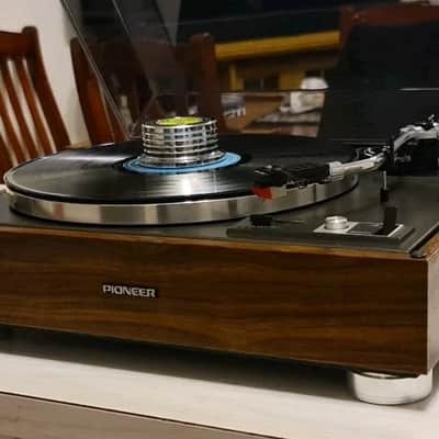 VINTAGE PIONEER TURNTABLE 1970,s/MADE IN JAPAN/33-45 SPEED image 4
