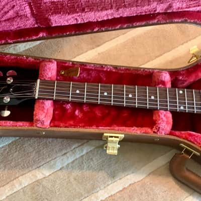 Gibson Les Paul Junior - Ebony. Upgraded pickup, Tuners, Pickguard and Aged Finish Checking. image 5
