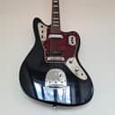 Squier Classic Vibe '70s Jaguar Black, Modified, Seymour Duncan hot rail pickups, Matching black headstock