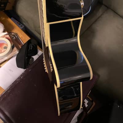 Ibanez AEG10 Series Acoustic-Electric Guitar Black- New Preamp  W padded Gigbag image 4