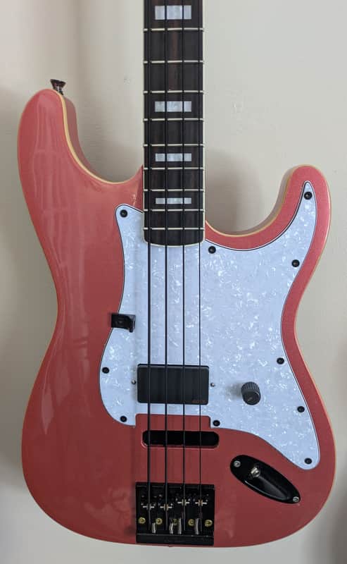 Wide Load Stratobastard - Burgundy Mist Metallic Alder Body - Maple/Rosewood Neck - EMG Dual Mode Active image 1