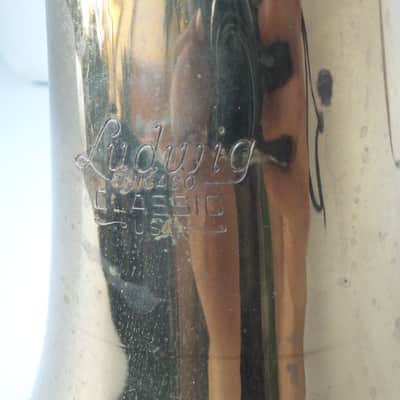 Ludwig Chicago Classic USA 1960s Vintage Brass Baritone Bugle w/ Case image 8