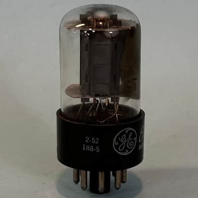 1952 General Electric 12SN7GT Vintage 1950s GE Gray Plate Rectifier Tube! T528 image 5
