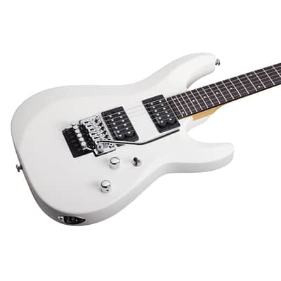 Schecter C-6 Deluxe Floyd Rose - Rosewood Fingerboard, Satin White image 2
