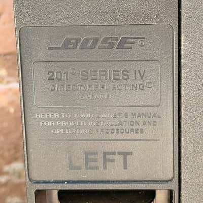 Bose 201 Series IV Direct/Reflecting® Bookshelf Speakers (Pair) — Good Cosmetic Condition (Sold AS-IS) image 11