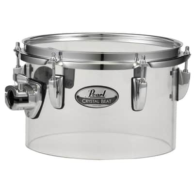 Pearl Crystal Beat 10"x6.5" Single-Headed Tom Ultra Clear image 1