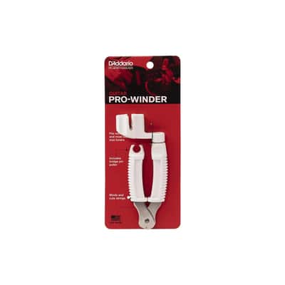 D'Addario White Pro String Winder, Cutter & Bridge Pin Puller image 2