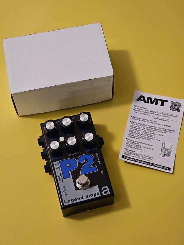 AMT Electronics Legend Amp P2 Distortion 2010s - Black image 1