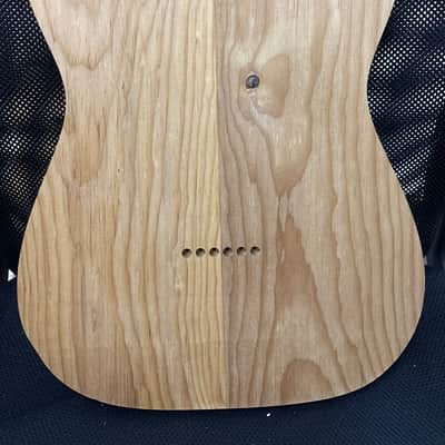 Hades Roasted Maple, roasted knotty Pine Telecaster PineCaster body Raw off the CNC image 2