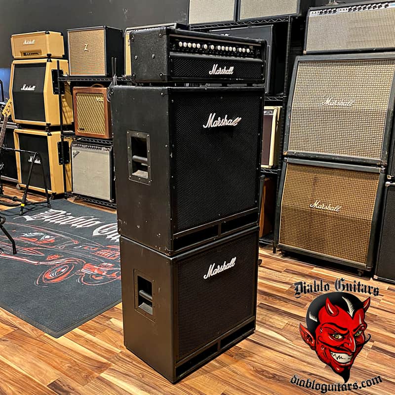 Marshall MB450H 450 watt Bass Head and Matching Marshall MBC 4 x
