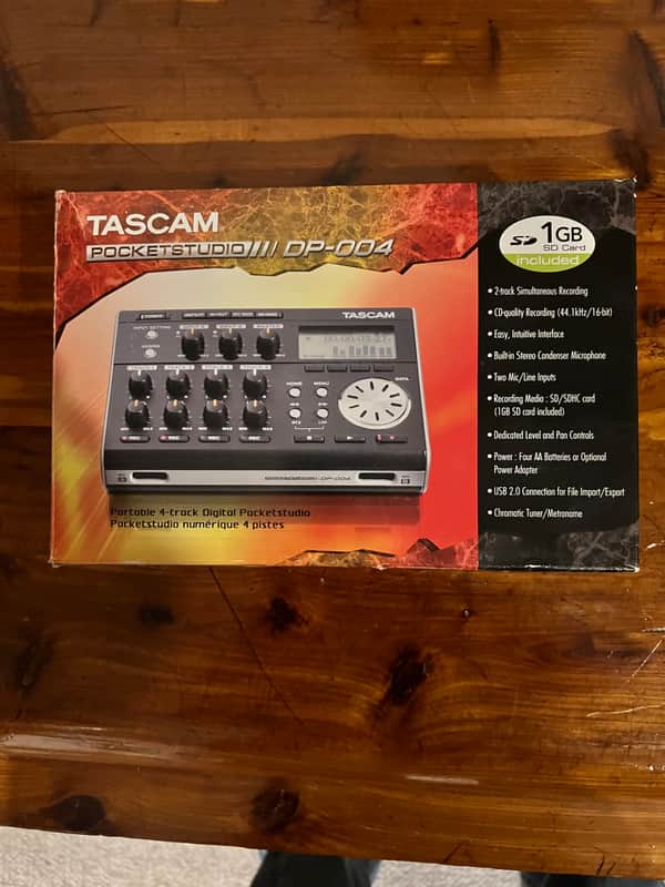 TASCAM Pocketstudio DP-004 Portable Digital 4-Track Recorder | Reverb