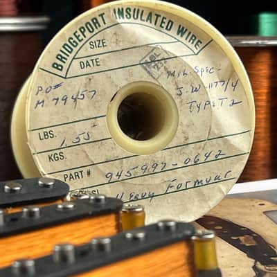 General Vintage Tone 1954 Hand Wound Bridgeport NOS pickup set for Stratocaster ®️ - NOS image 4