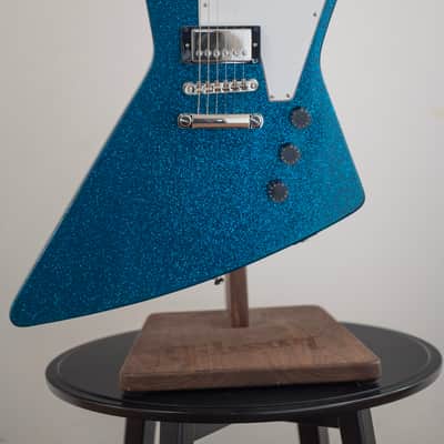 2024 Epiphone Glam Series Explorer - in Brunswick Blue Sparkle image 8
