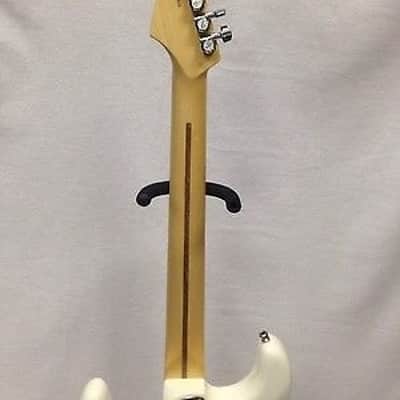 Fender Dealer Event Strat Snow White w/ Matching Headstock-Blue fender logo image 5
