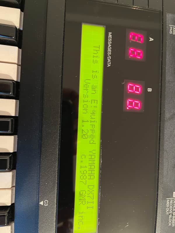 Yamaha DX7IIFD 1987 - black image 1