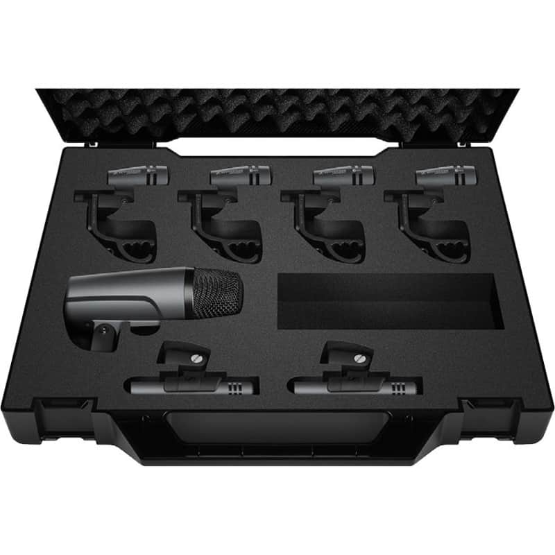 Sennheiser DRUMKIT600 Drum Mic Pack with Cardioid Dynamic for Kick Drum & for Toms/Snare image 1