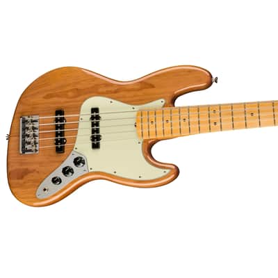 Fender American Professional II Jazz Bass V 5-String Bass - Roasted Pine image 2