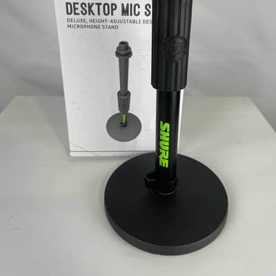 Shure by Gator SH-DESKTOP1 Round Base Desktop Microphone Stand, Black image 1