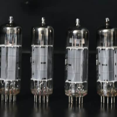 4×1950’s Philips Miniwatt EL84 Top Ring Getter Made in Holland Amplitrex Tested image 5