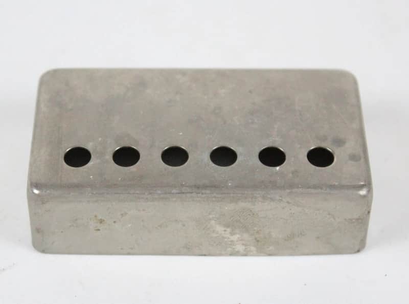 Vintage Gibson Les Paul Standard/Custom 1950s Reissue Pickup COVER ~Nickel~ Aged RELIC image 1