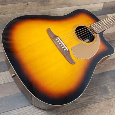 USED - Fender Redondo Player Acoustic Electric Guitar, 3 Tone Sunburst Finish image 7