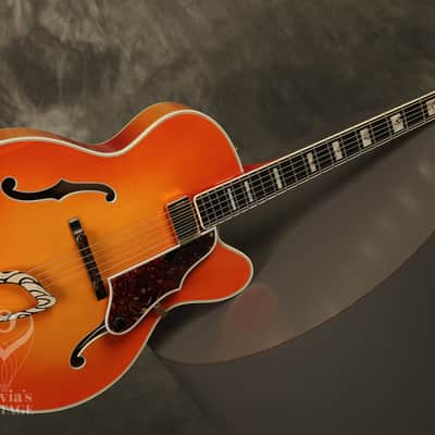 1988 Guild Artist Award in RARE Orange Sunburst w/ flame maple back + sides image 11